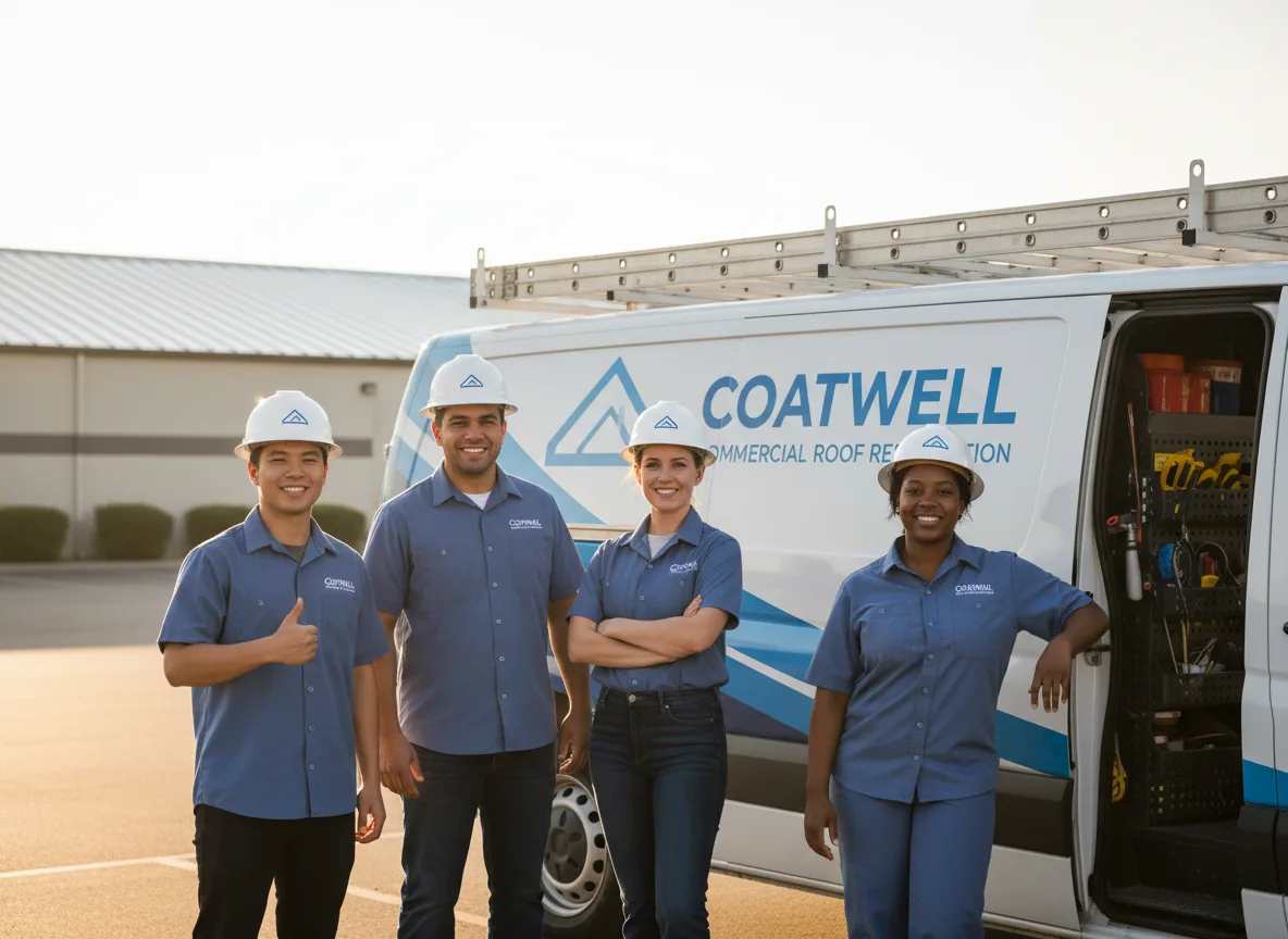 Commercial roof coating company in Morrow, AR